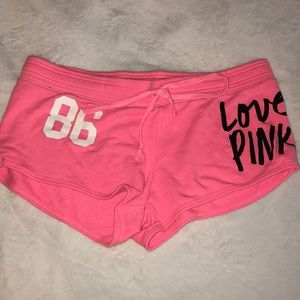 pink shorts